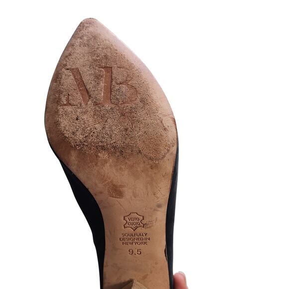 Matt Bernson Jameson Two Tone Suede Pull On Heeled Boots Size 9.5 Blue Green - Picture 11 of 13